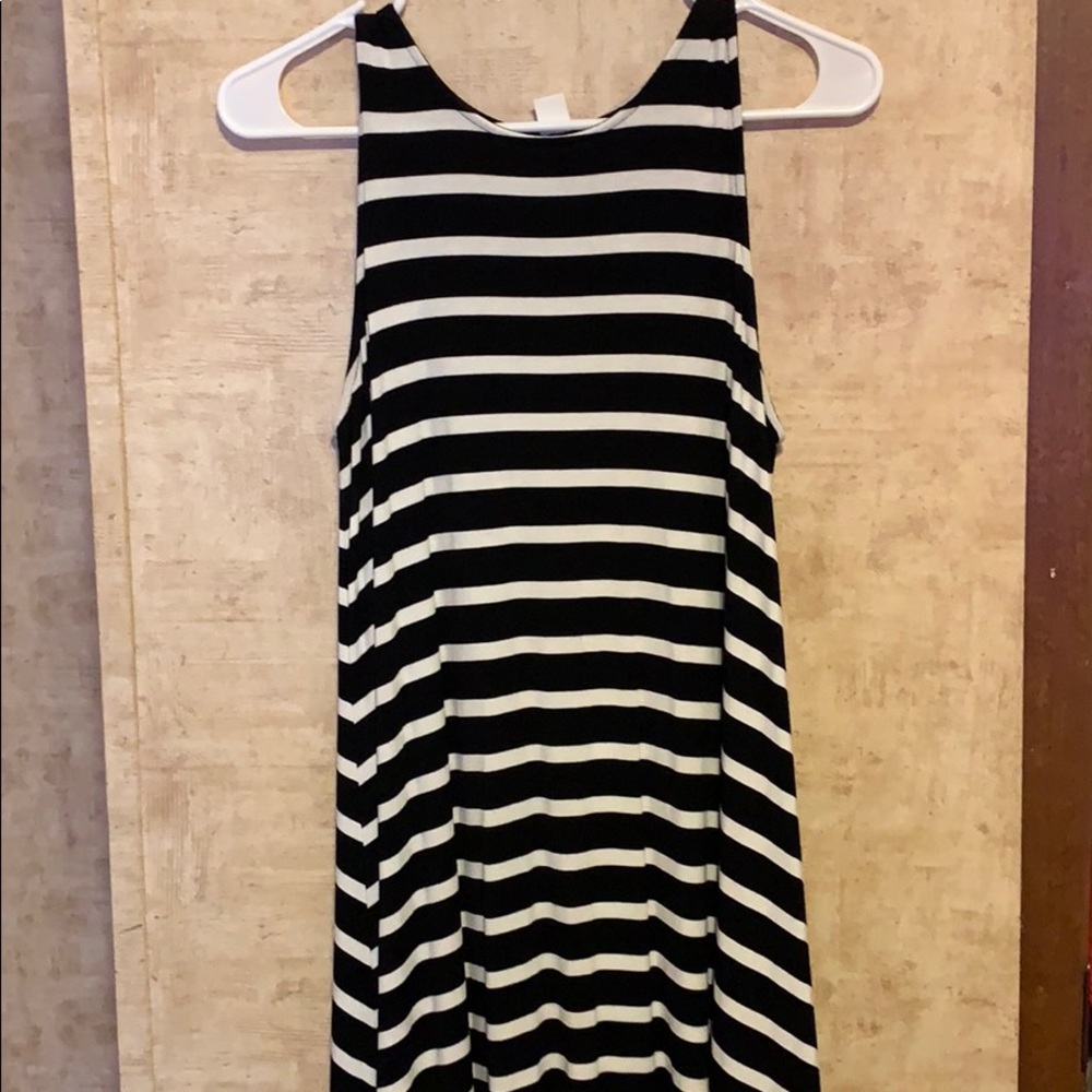 Striped swing dress